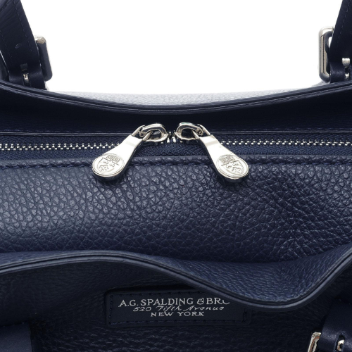 Spalding - Borsa Micky in Pelle Blu #4