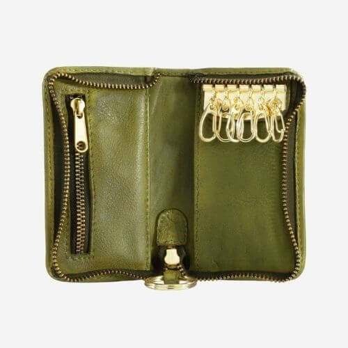 Dudubags – Portachiavi pelle – Pistacchio green 580-1118 #1