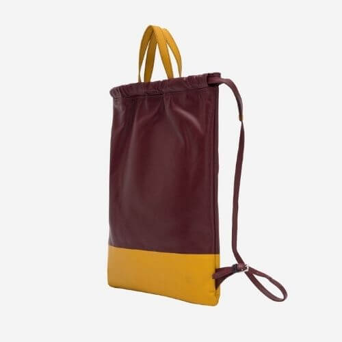 Dudubags – Zaino – Pelle Burgundy 534-1671 #4