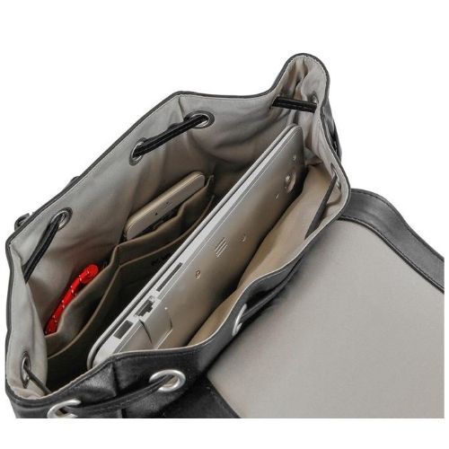 Nava Passenger Leather – Flapsack Black – PL078 #3